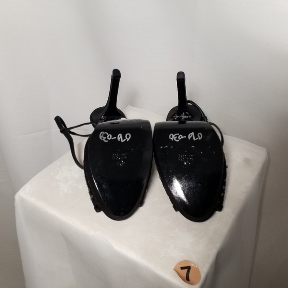 Nina (NWOT) platform black heels - Picture 3 of 8